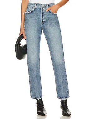 Women's AGOLDE Parker Long Jeans in Light Wash Size 31